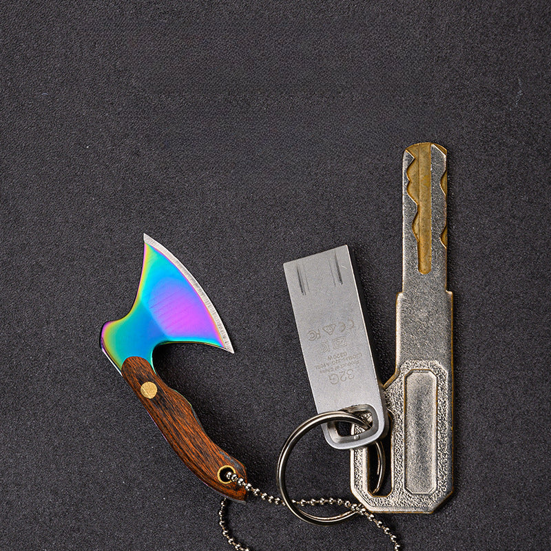 Mini Keychain Pocket Creative Backpack Charm Portable Outdoor Tool