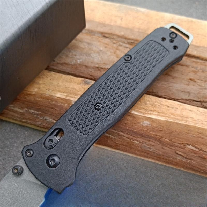 BM537GY Nylon Fiberglass Edition Black Outdoor Folding Knife