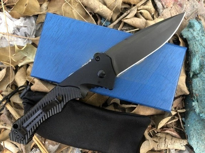 BM9600BK S30V Black Titanium-plated Outdoor Knife