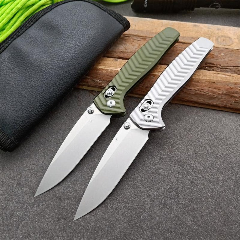 BM781 Green D2 Steel Folding Outdoor Knife