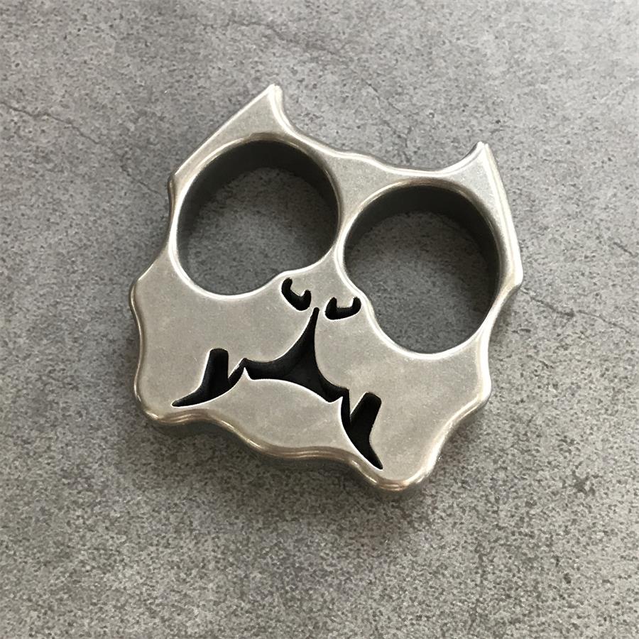 GODEDC Titanium TC21 Dog Head Two Hole Outdoor Tool