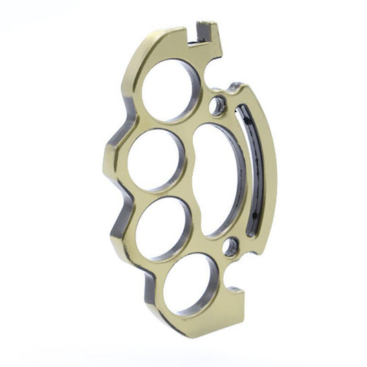 Knuckle grip section shown alone with four finger holes and the open fork mount on a white background