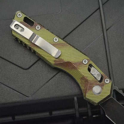 MT Aluminum Alloy M390MK Outdoor Dark Green Folding Knife