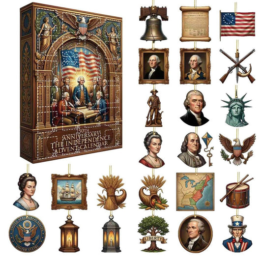 250th Independence Day Countdown Blind Box – Acrylic Pendant Home Decor