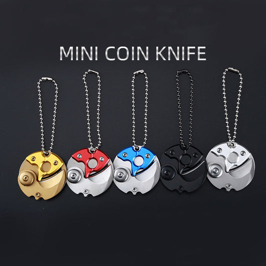 Mini Coin Keychain Pendant EDC Tool