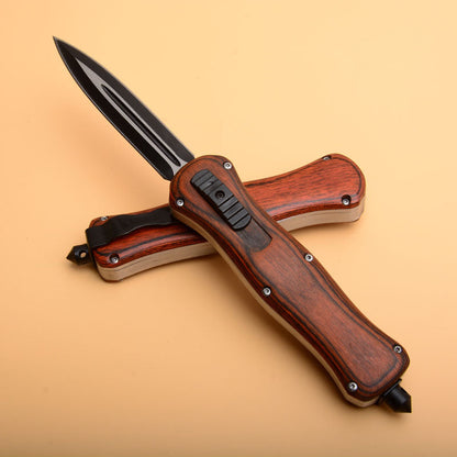 Wood Handle EDC Camping Pocket Tool