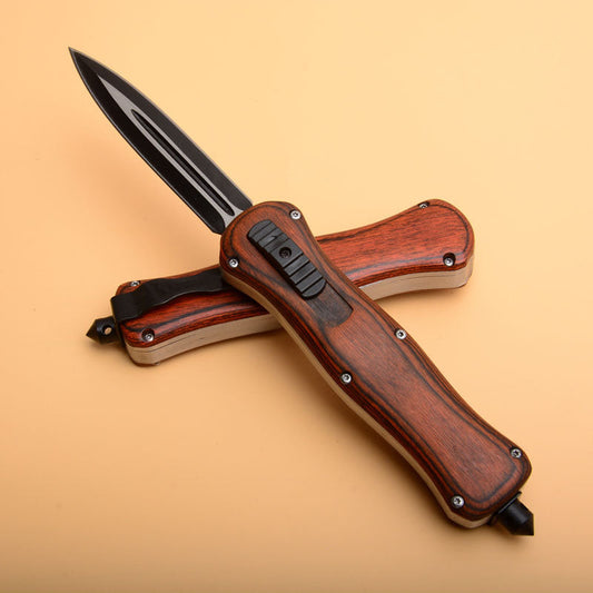 Wood Handle EDC Camping Pocket Tool