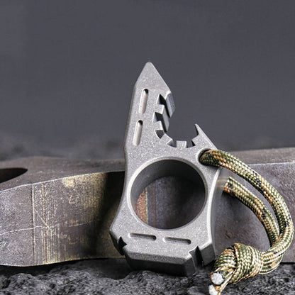 Shark Bottle Opener Outdoor Edc Backpack Keychain Tool