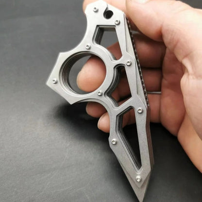 Dragon Teeth-Steel Outdoor Single Hole EDC Tool