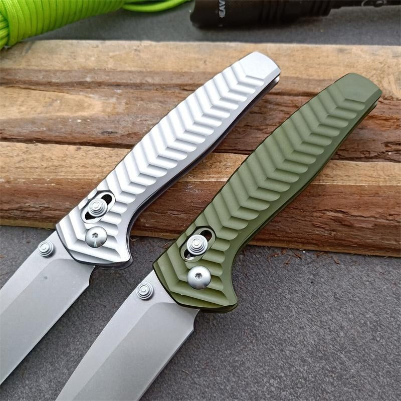 BM781 Green D2 Steel Folding Outdoor Knife
