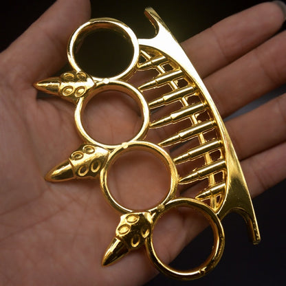 Zinc Alloy Four-finger Fence with Smile Shape Outdoor Tool