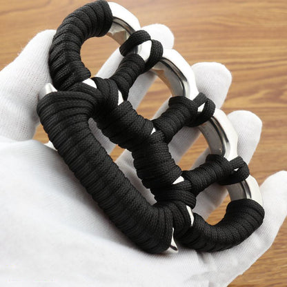 Thickened Steel EDC Bottle Opener Tool with Paracord