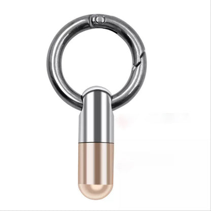 Mini Capsule Open Box Portable Keychain Charm