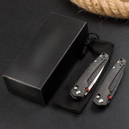 BM485 Carbon Fiber Handle D2 Outdoor Folding Knife