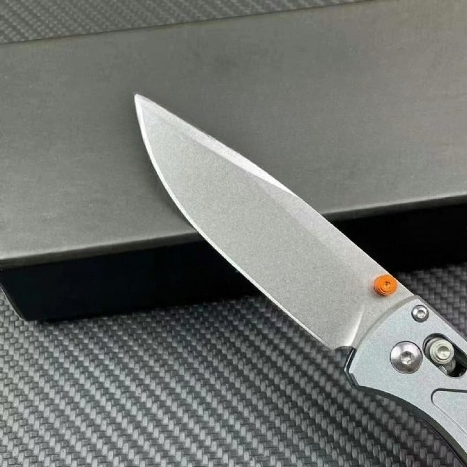 BM535-09 Red Aviation Aluminum G10 Outdoor Folding Knife