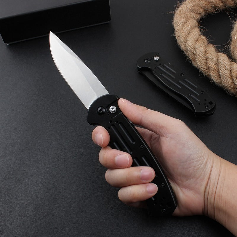 BM9051 AFO II 59-60HRC T6 Aluminum Alloy Anodized CNC Outdoor Portable Knife