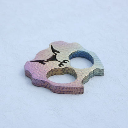 Dog Head Titanium EDC Decoration Outdoor Tool