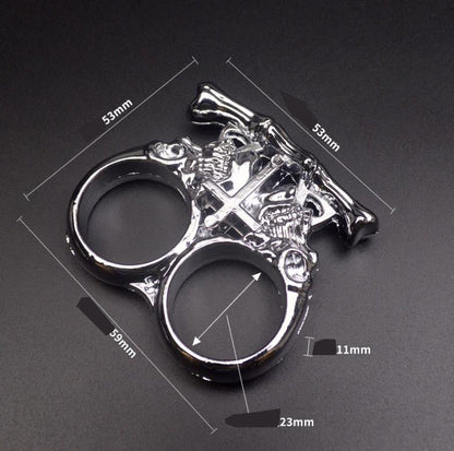 Zinc Alloy Back To Back Thinker Shape Outdoor Tool