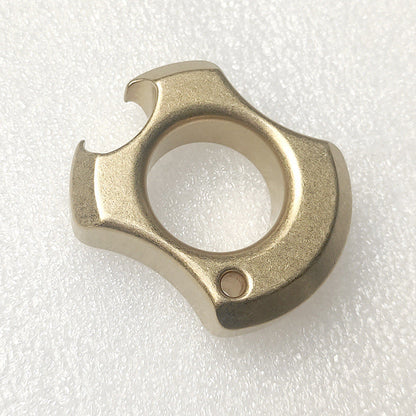 Multi-style Bottle Opening Brass TC4 EDC Portable Tool