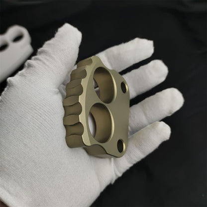 Thickened Two-hole Aluminum Mini Skull Portable EDC Tool