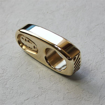 Mini Exquisite Brass One Hole Edc Backpack Outdoor Tool