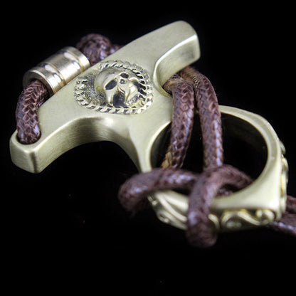 Vintage Skull Brass EDC Portable Tool