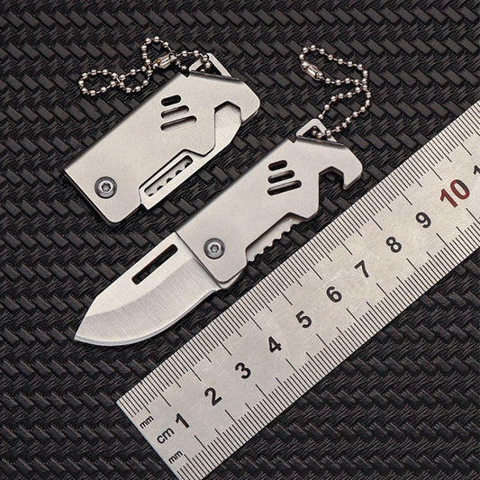 Mini Folding Keychain Pendant Bottle Opener EDC Tool