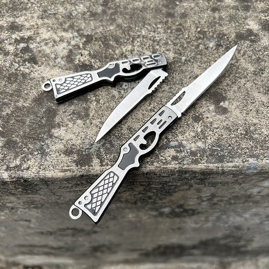 Creative Mini Folding Keychain Pendant Decoration Invisible Tool