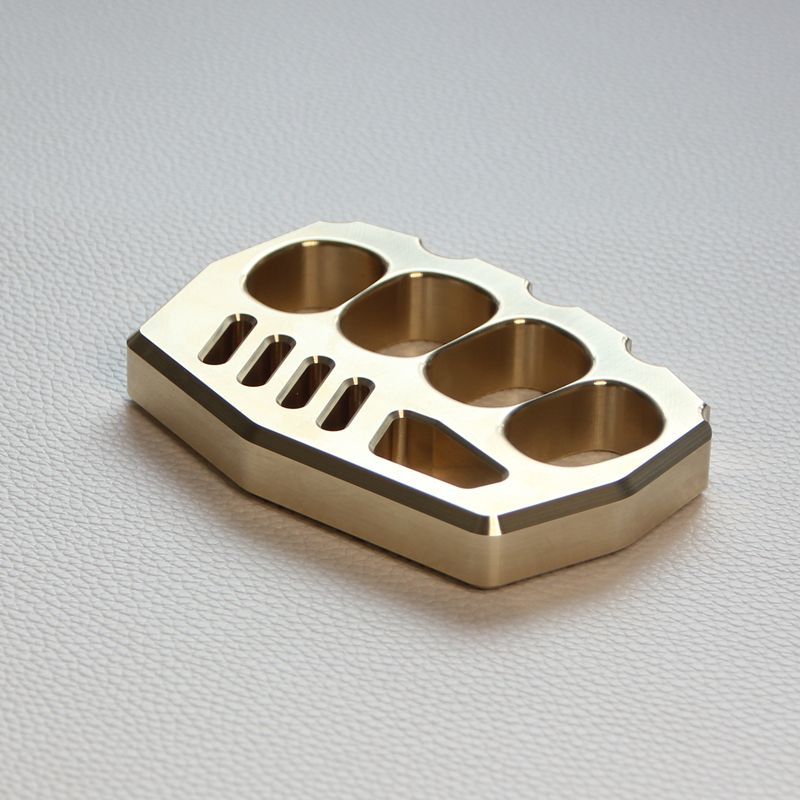 Thickened Brass Big Four Holes Outdoor Tool