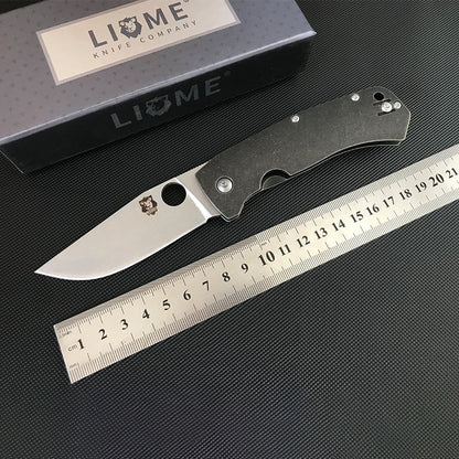 LIOME Outdoor Folding D2 Titanium Alloy Handle Pocket Tool