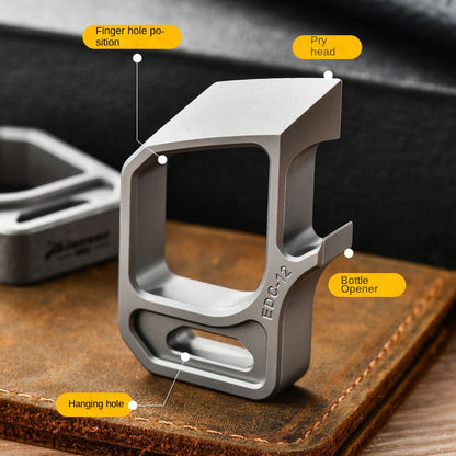 Multifunctional Pendant Titanium Bottle Opener Outdoor Tool