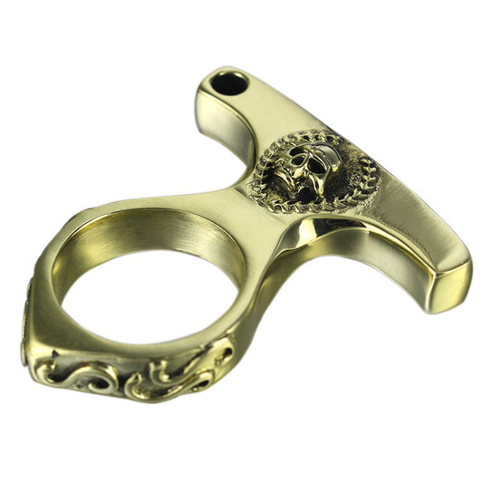 Vintage Skull Brass EDC Portable Tool