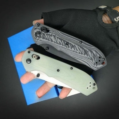 BM560 CPM-M4 Stonewashed Black Titanium-Plated Outdoor Folding Knife