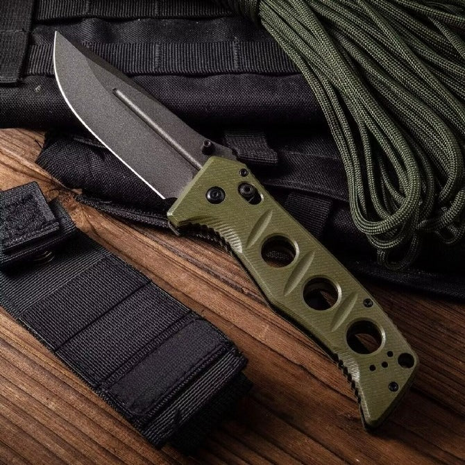 BM275SFE-2 D2 Steel Titanium Coated Folding Knife13