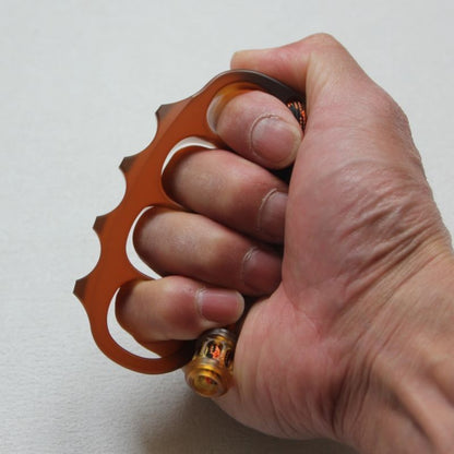 Large Amber Pea Outdoor EDC Tool