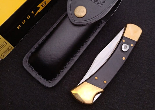 Single Handle Copper Rivet Black Rosewood Wood Bk 110 Outdoor Folding Tool