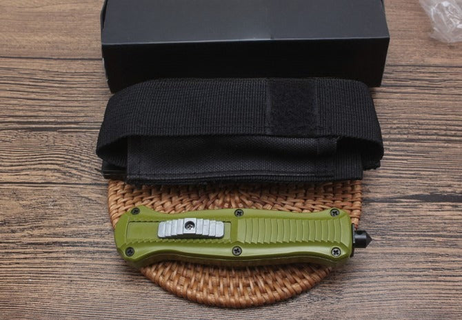 BM3300 Small Green Handle Aluminum Alloy Outdoor Portable Knife
