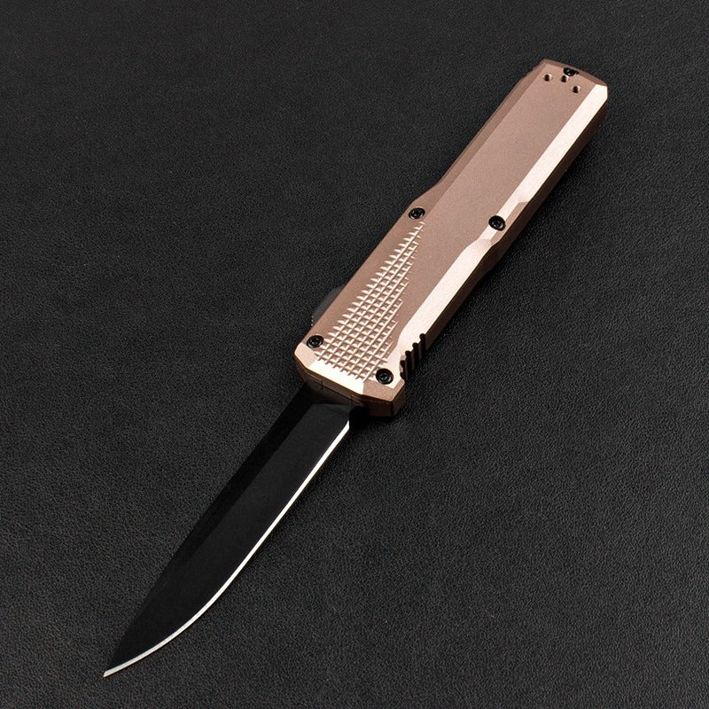 BM4600 T6 Aluminum Alloy Anodized Black Outdoor Portable Knife