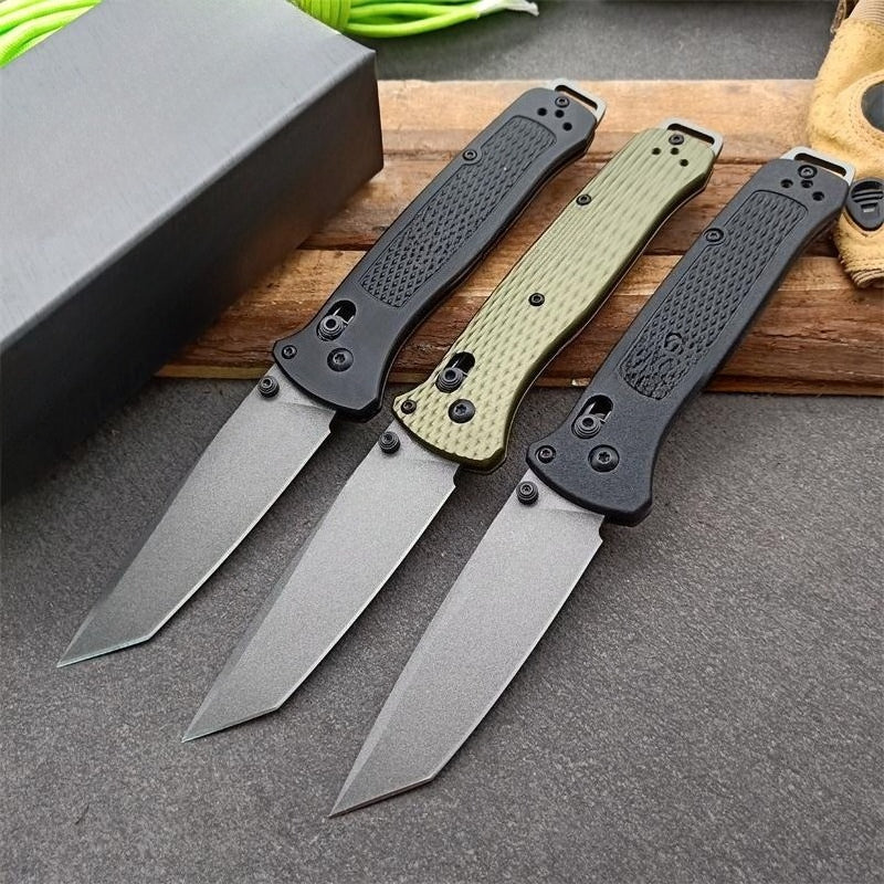 BM537GY Nylon Fiberglass Edition Black Outdoor Folding Knife