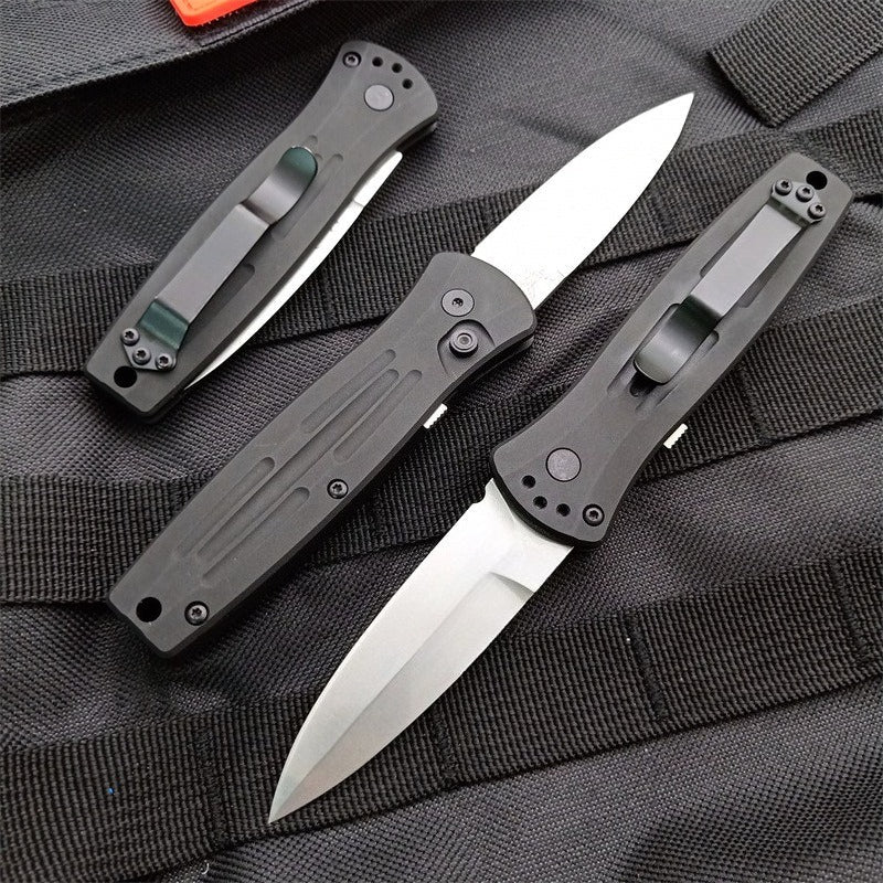 BM3551 Black Stonewashed 154CM Steel Outdoor Folding Knife