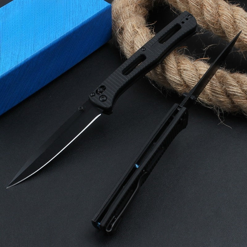 BM417 All-black Folding Outdoor Knife