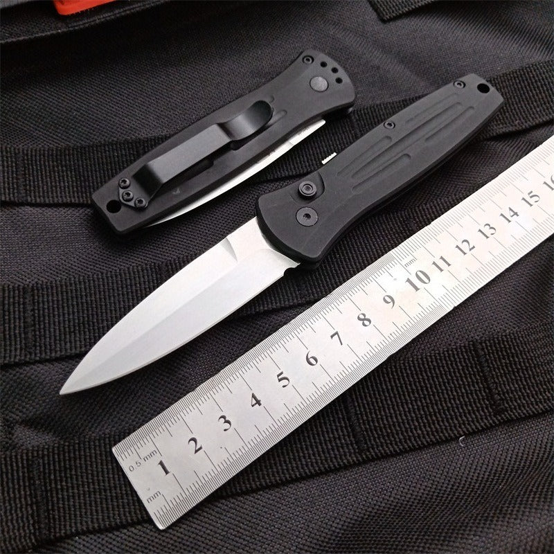 BM3551 Black Stonewashed 154CM Steel Outdoor Folding Knife