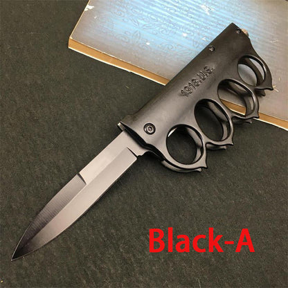 Folding pocket knife closed for compact carry