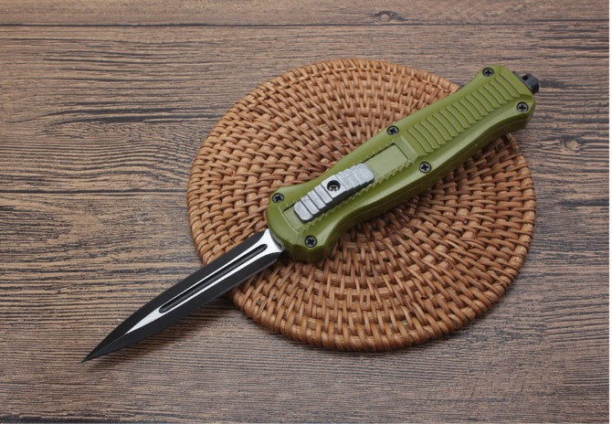 BM3300 Small Green Handle Aluminum Alloy Outdoor Portable Knife