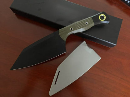 4010BK-01 outdoor knife paired with its gray PIM sheath