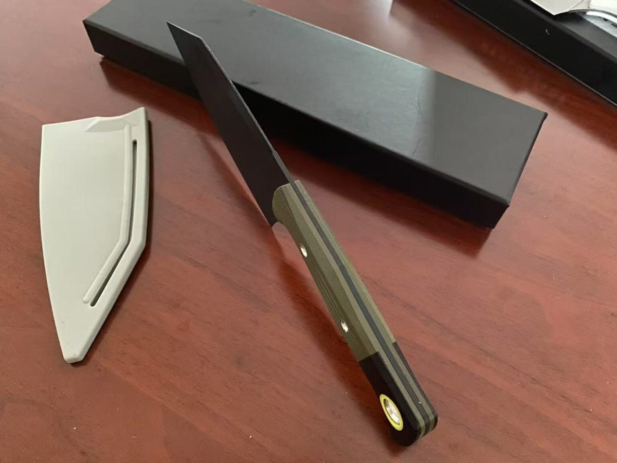 4010BK-01 G10 outdoor knife shown open with full 273mm length