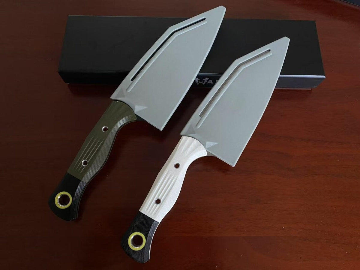 4010BK-01 G10 outdoor knife with product packaging