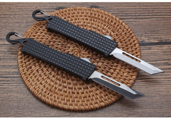 Mini Keychain Black Outdoor Knife