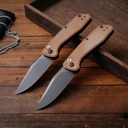 ZT0512 Stylish Brown Handle Outdoor Portable Knife