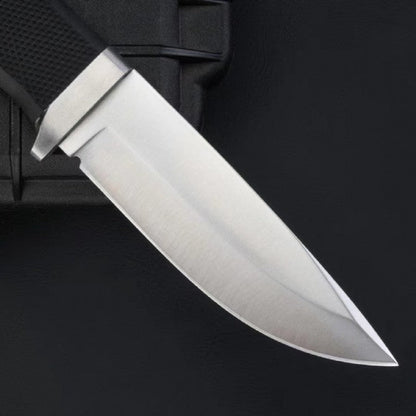 Powder Steel with Thermoplastic TPR Handle Outdoor Knife